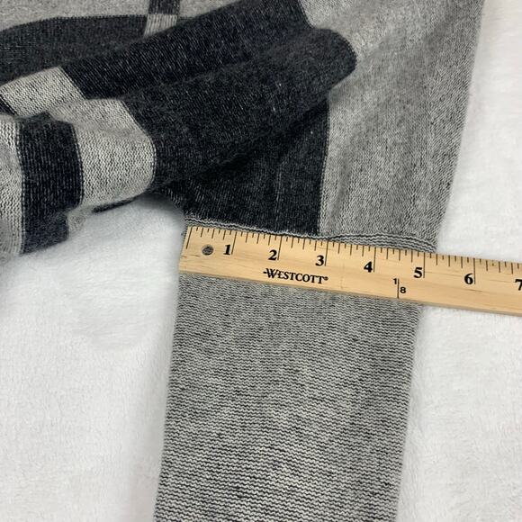 VINCE Cashmere Open Cardigan Womens Small Variegated Stripe Oversized Wool Blend - Picture 15 of 16